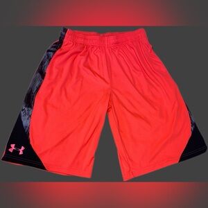Under Armour YXL Neon Pink/Salmon Athletic Shorts
